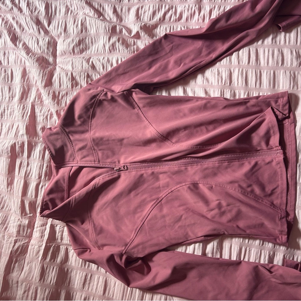 Pink Full-Zip Define Jacket